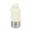 Travel Pet Water & Food Bottle, 3-in-1 Stainless Steel Portable Pet Feeder, 32 OZ