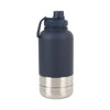 Travel Pet Water & Food Bottle, 3-in-1 Stainless Steel Portable Pet Feeder, 32 OZ