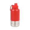 Travel Pet Water & Food Bottle, 3-in-1 Stainless Steel Portable Pet Feeder, 32 OZ