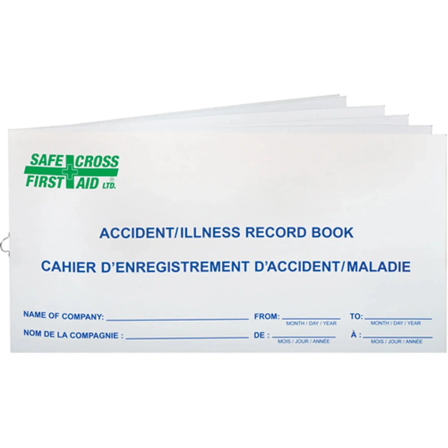 Accident/Illness Record Book First Aid Plus
