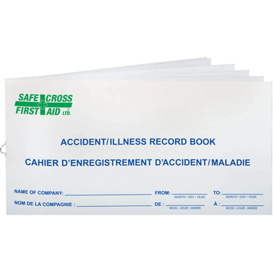 Accident/Illness Record Book First Aid Plus