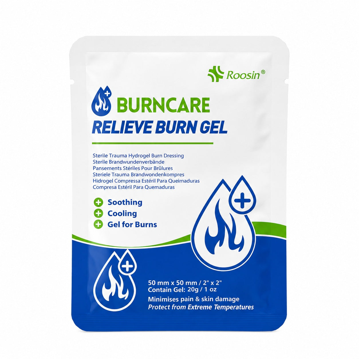 Burn Relief Dressing, 2" x 2"