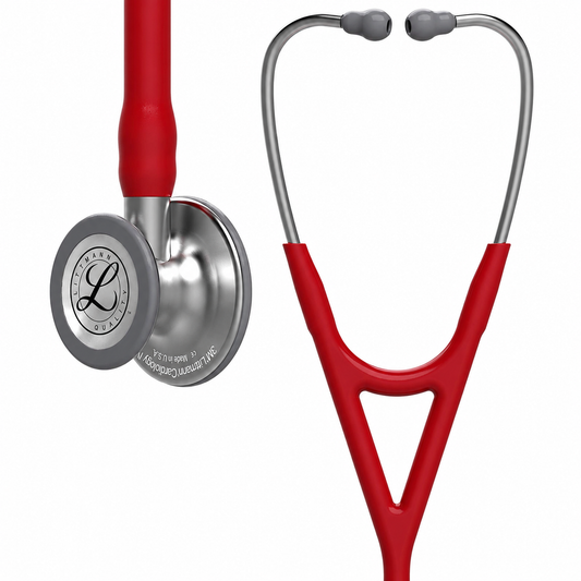 3M Littmann Cardiology IV Stethoscope, 6182, Red