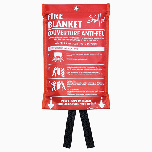 Fire Blanket, 39" x 39" First Aid Plus