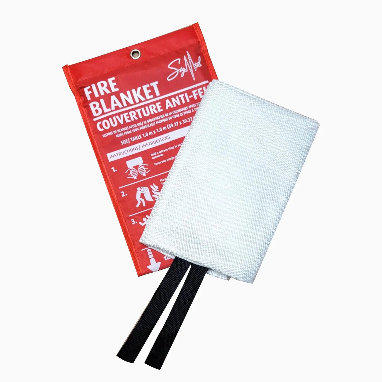 Fire Blanket, 39" x 39" First Aid Plus