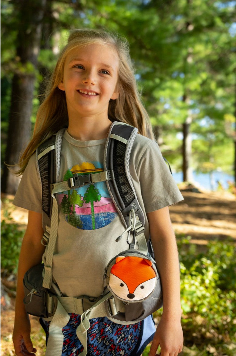 Mini Fox First Aid Kit with Carabiner Clip