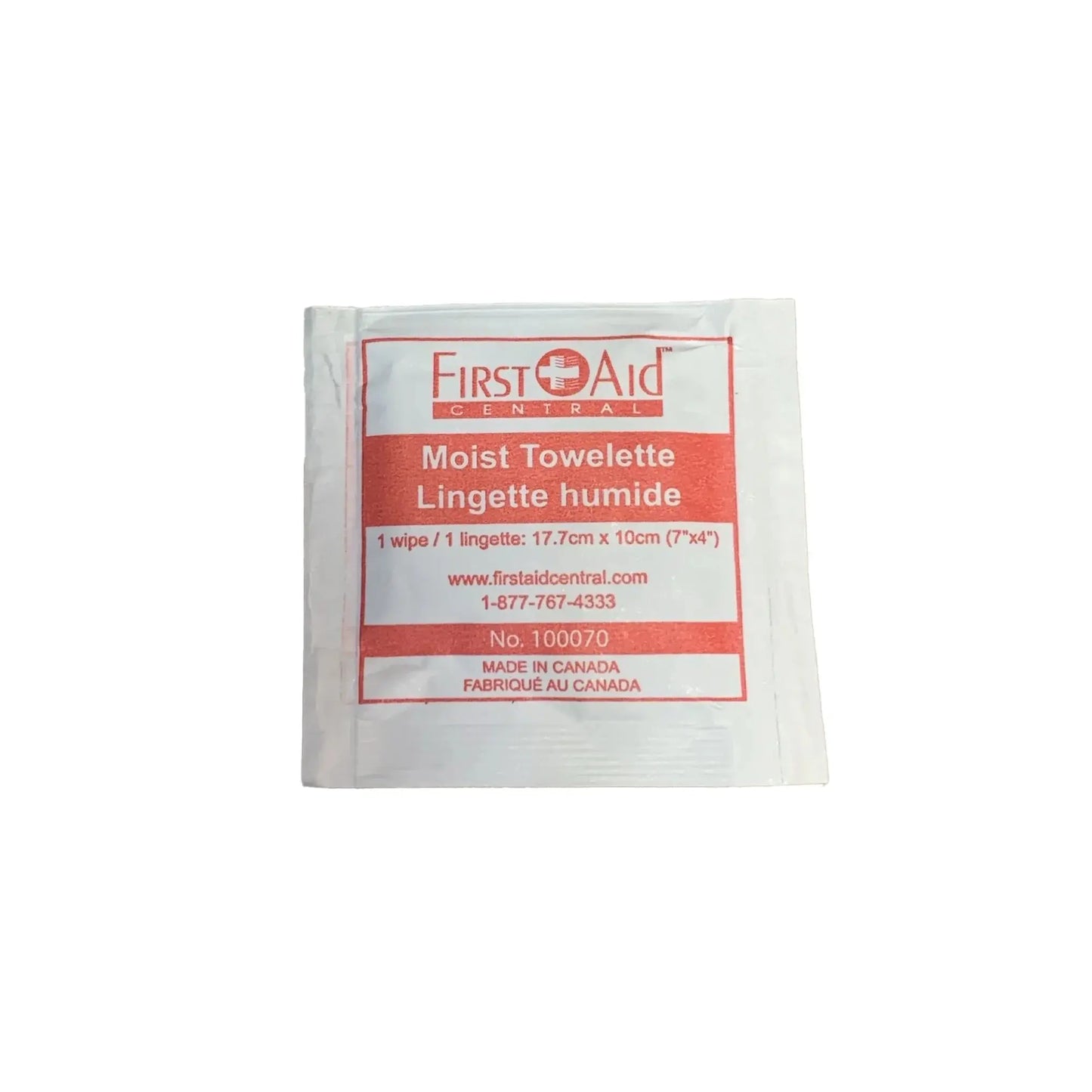Moist Hand Cleaning Towelette First Aid Plus