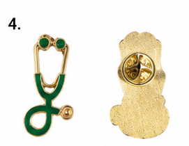 Stethoscope Enamel Lapel Pin