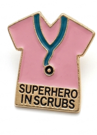 Healthcare Superhero Enamel Lapel Pins