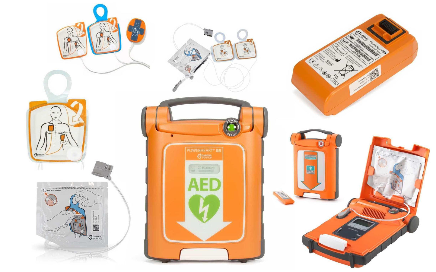 CardiacScience Powerheart G5 Automated External Defibrillator, AED - FirstAidPlus