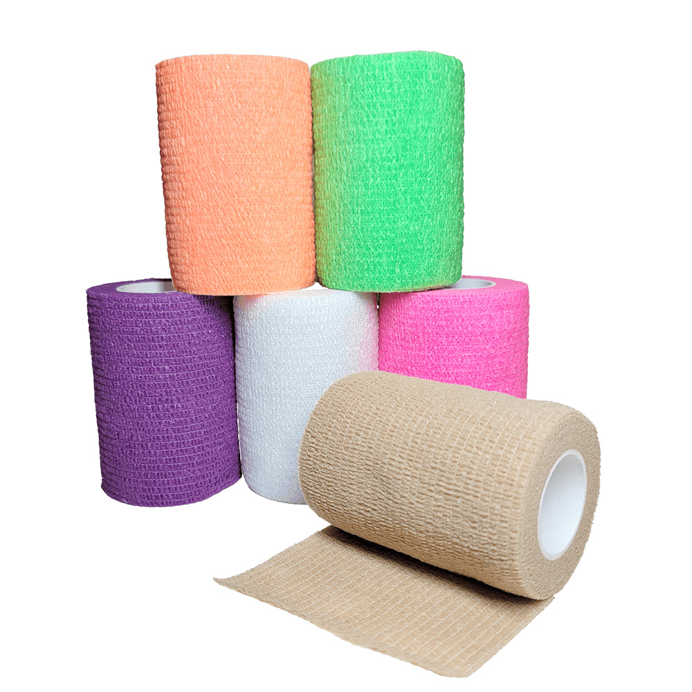 Cohesive Bandage, 3" x 5 YD, Self-Adhering Wrap Bandage - First Aid Plus