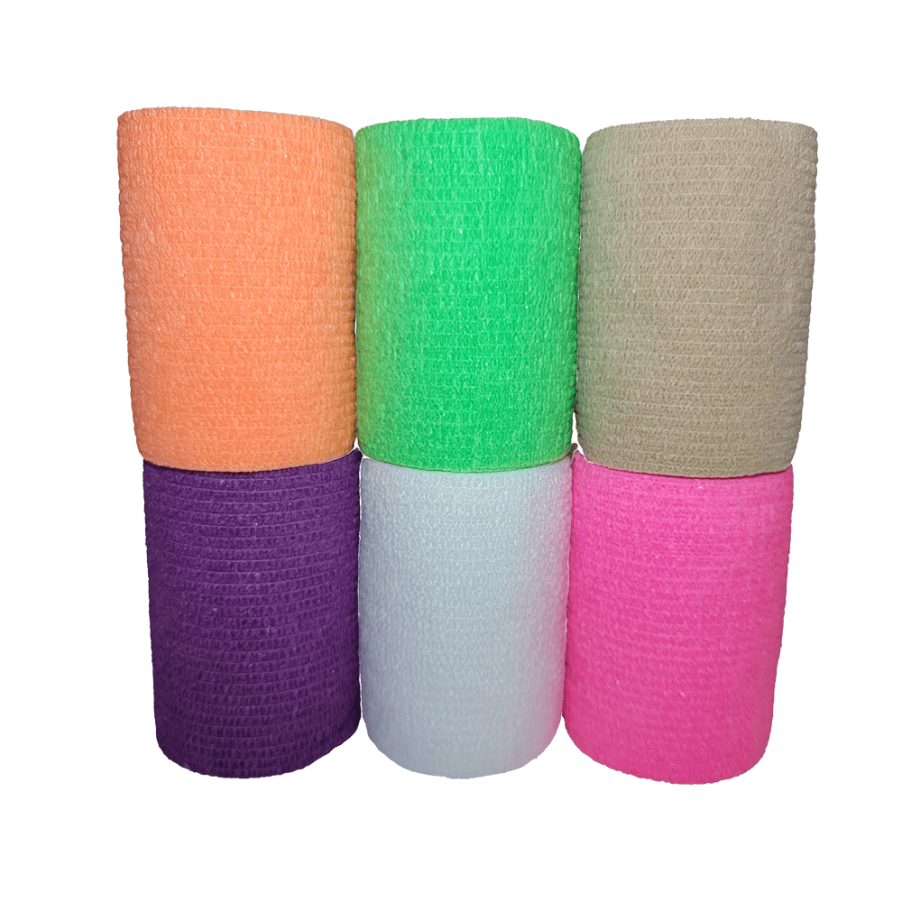 Cohesive Bandage, 3" x 5 YD, Self-Adhering Wrap Bandage - First Aid Plus