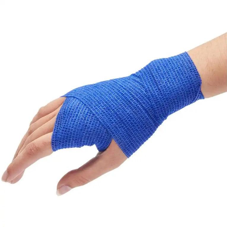 Cohesive Bandage, 3" x 5 YD, Self-Adhering Wrap Bandage - First Aid Plus