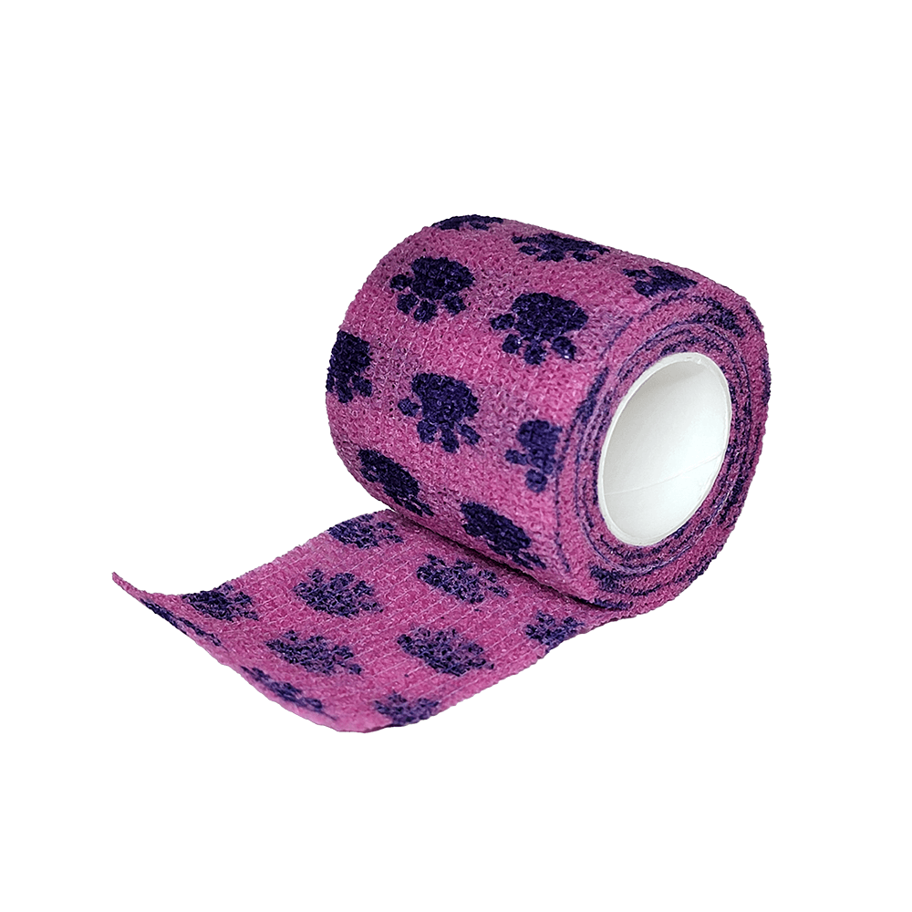 Cohesive Bandage, Veterinarian Wrap, 2" x 5 YD, Self-Adhering Wrap Bandage - First Aid Plus