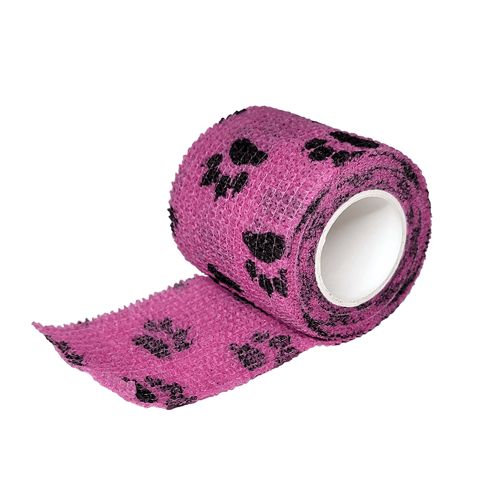 Cohesive Bandage, Veterinarian Wrap, 2" x 5 YD, Self-Adhering Wrap Bandage - First Aid Plus