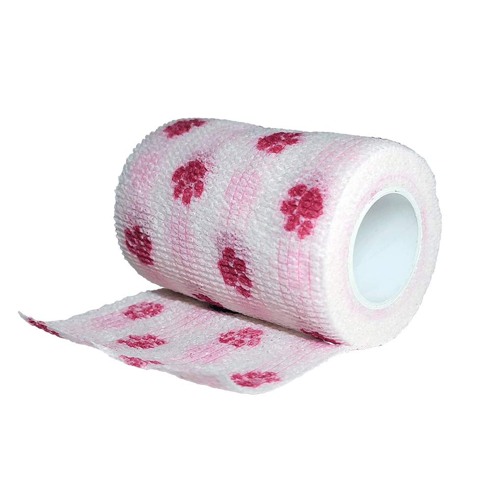 Cohesive Bandage, Veterinarian Wrap, 3" x 5 YD, Self-Adhering Wrap Bandage - First Aid Plus