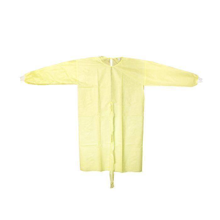 Disposable Gown, Fluid Resistant Isolation Gown, Level 1 - First Aid Plus