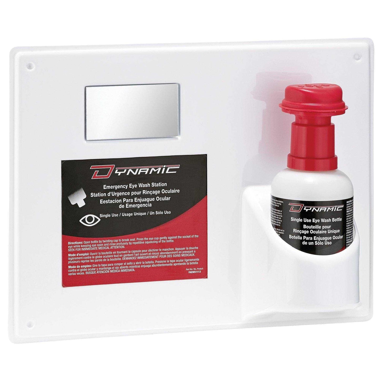 Dynamic Emergency Eyewash Station and Eyewash Bottle (Sterile Isotonic Solution Eyewash Bottle) - FirstAidPlus