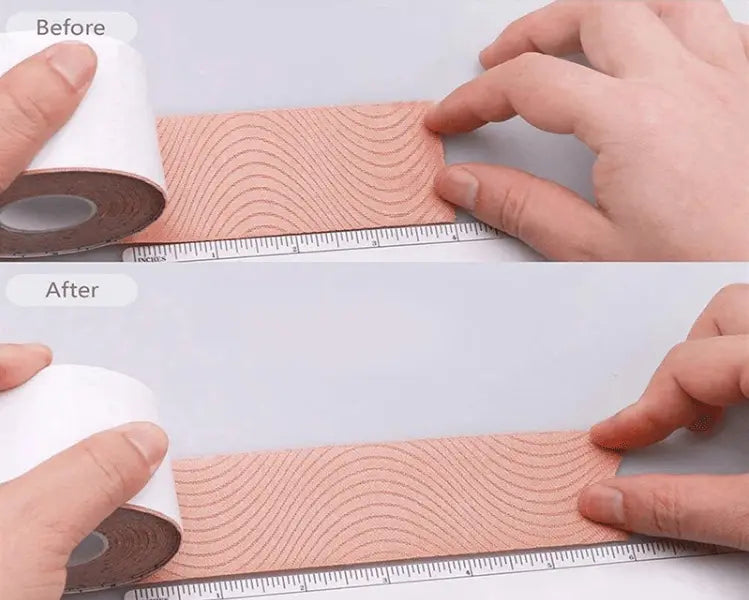 Kinesiology Tape, Elastic Therapeutic Sports Tape, 2" x 5.5 YD - First Aid Plus