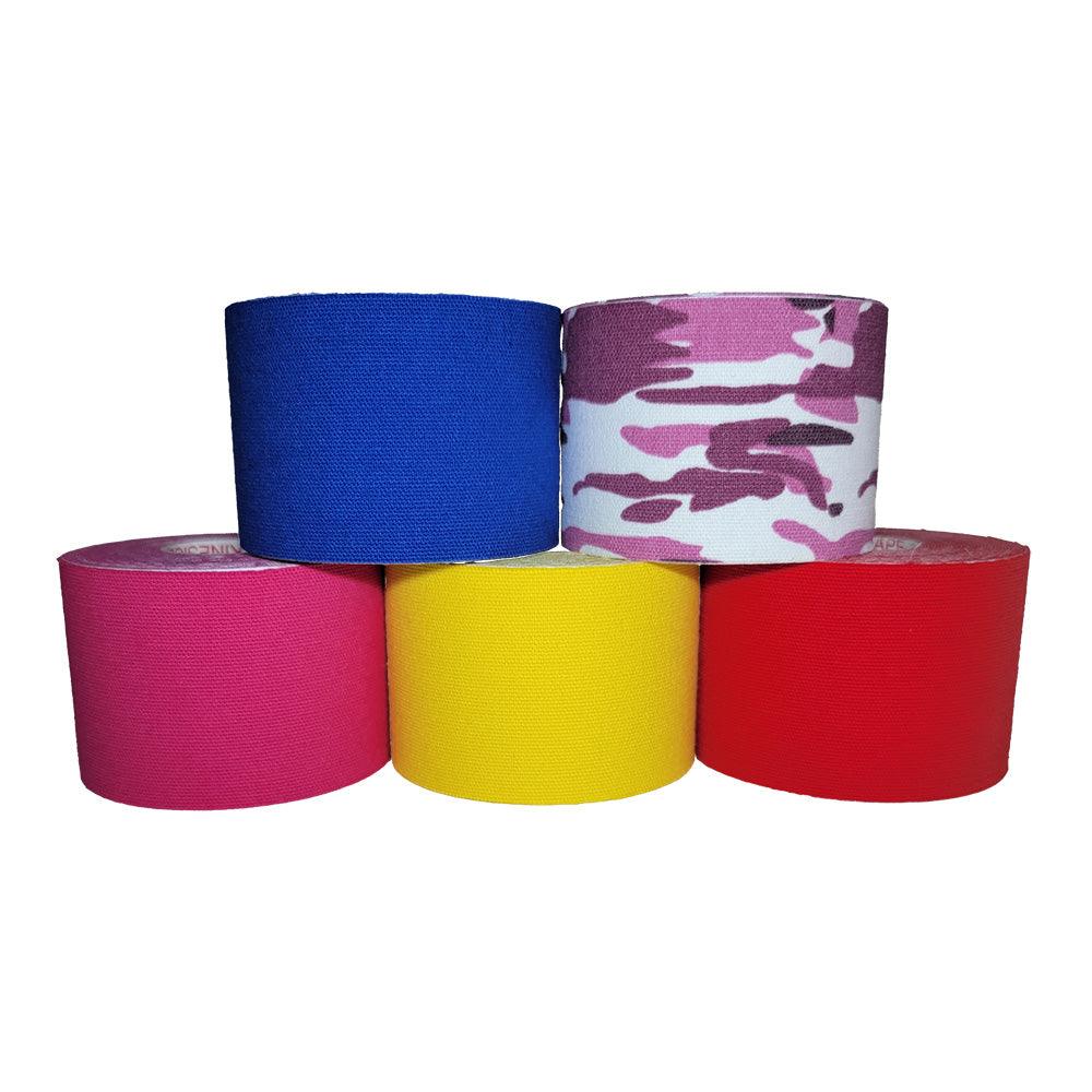 Kinesiology Tape, Elastic Therapeutic Sports Tape, 2" x 5.5 YD - First Aid Plus