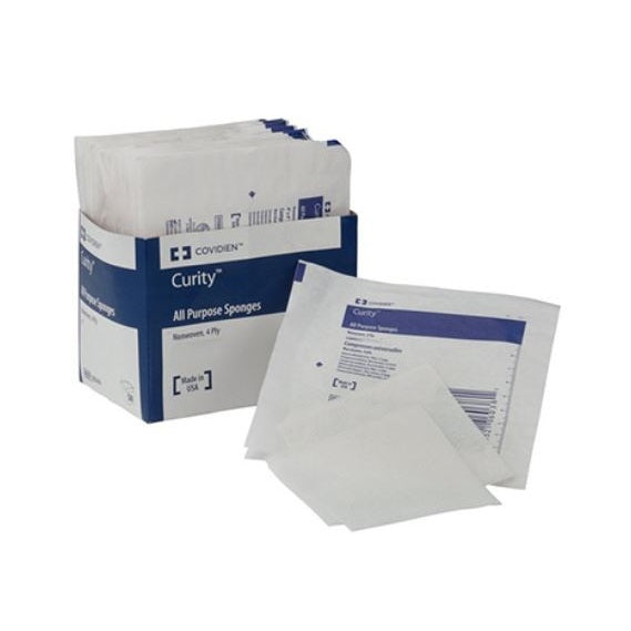 Sterile 4-Ply Non-Woven Medical Gauze Sponges Lint Free Absorbent