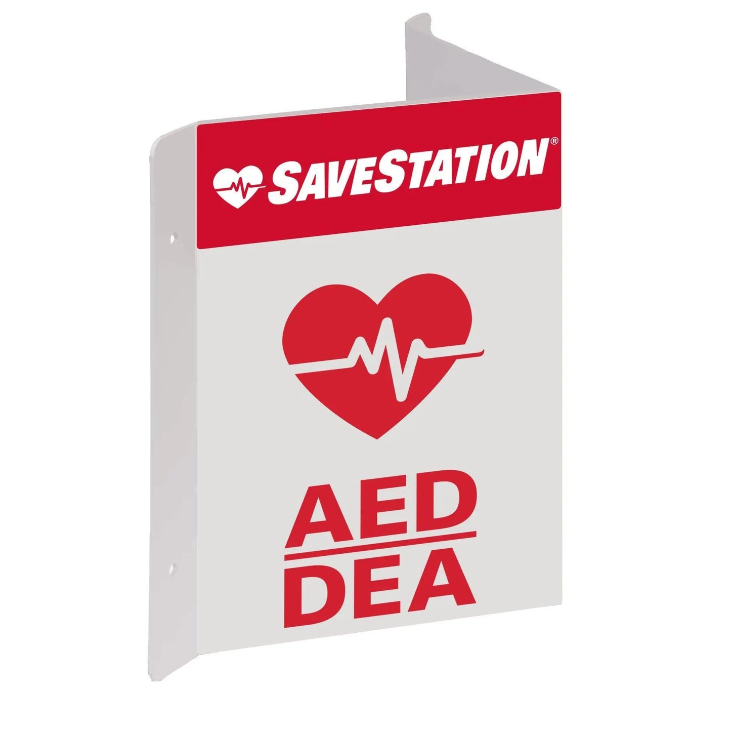 Bilingual AED 3D wall sign included in the package