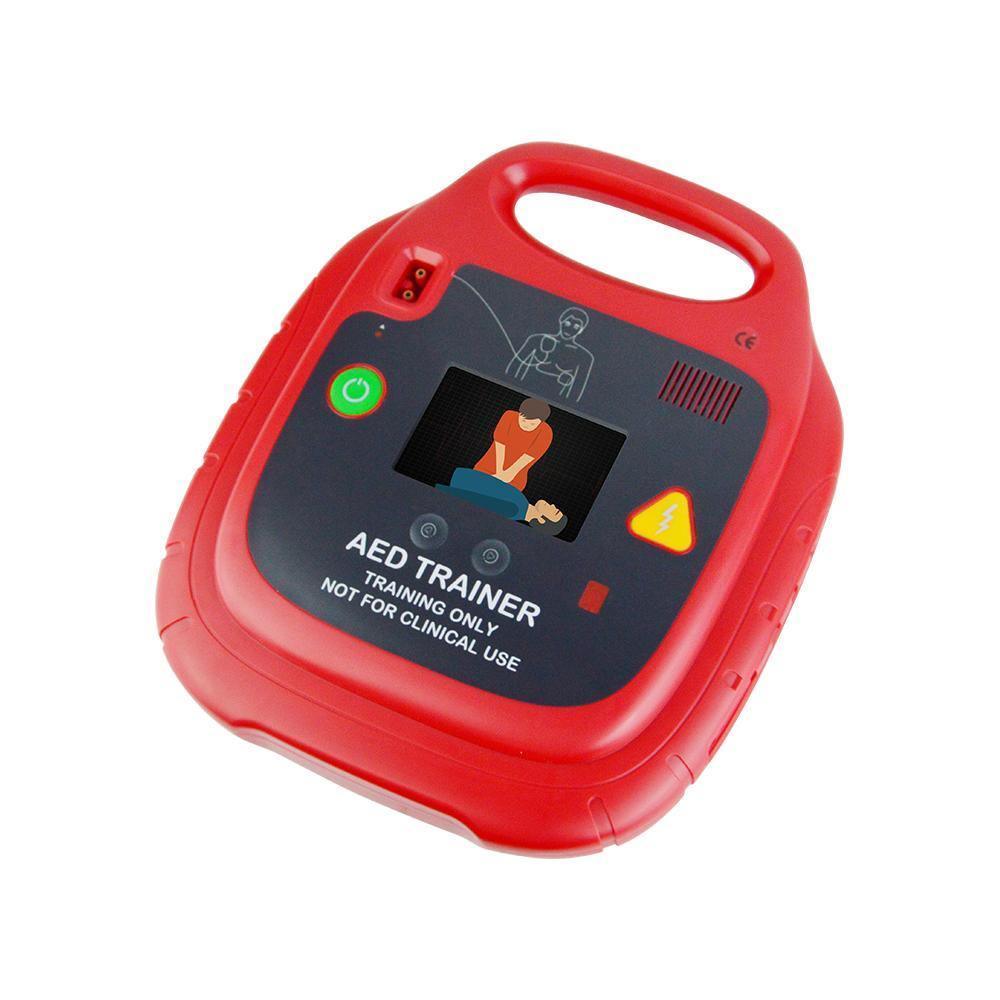 Automated External Defibrillator Trainer, AED Trainer With Training Carry Case - First Aid Plus