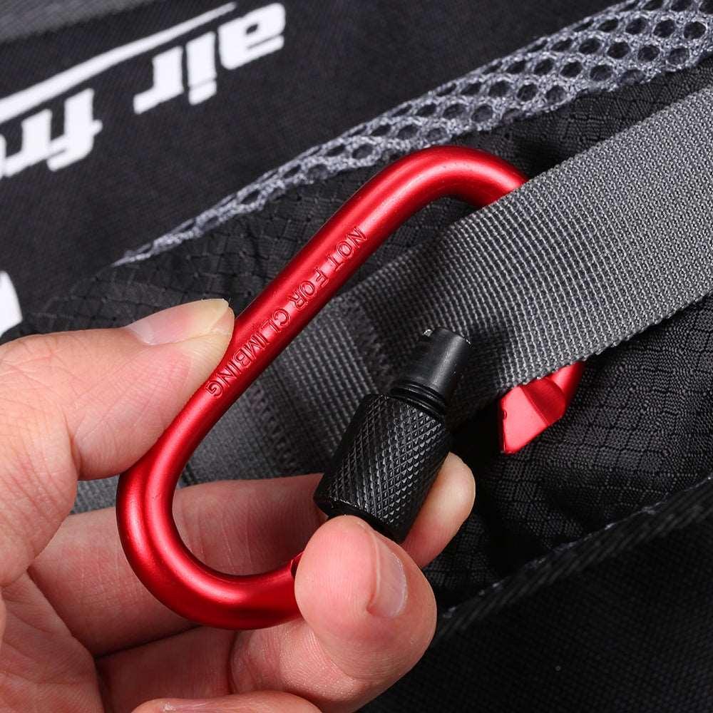 D-Ring Carabiner With Screw Lock - First Aid Plus