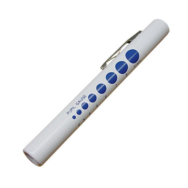 LED Torch Paramedic Pen Light Disposable with Pupil Gauge - FirstAidPlus