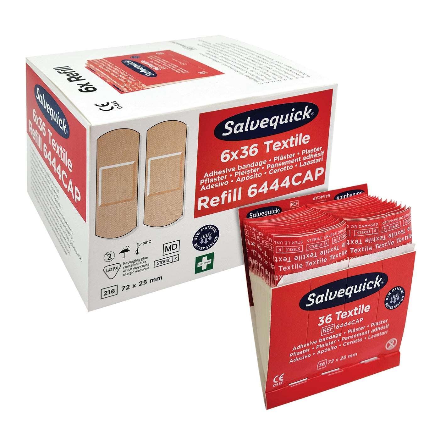 Salvequick Band-Aid Dispenser Refill - First Aid Plus