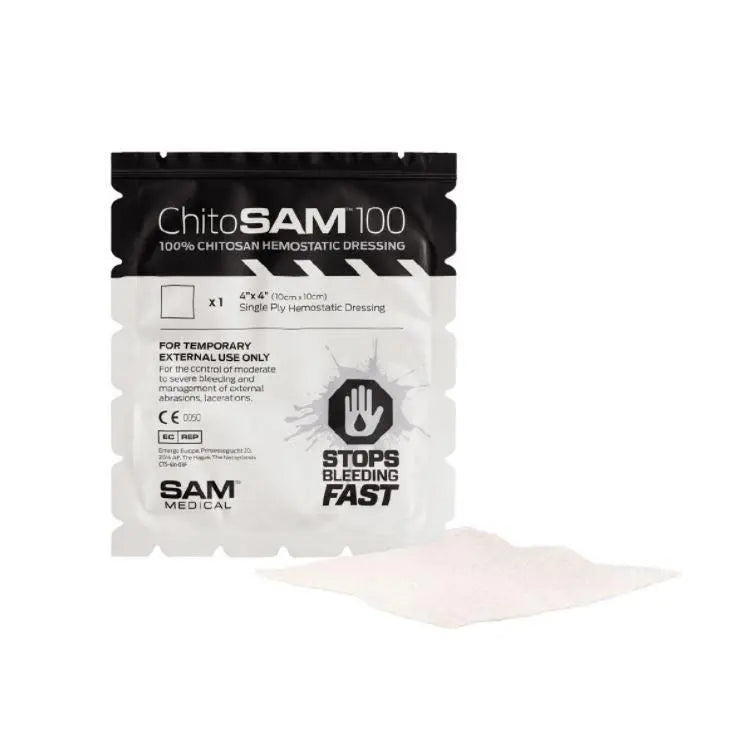 SAM Medical ChitoSAM 100 Hemostatic Dressings - FirstAidPlus
