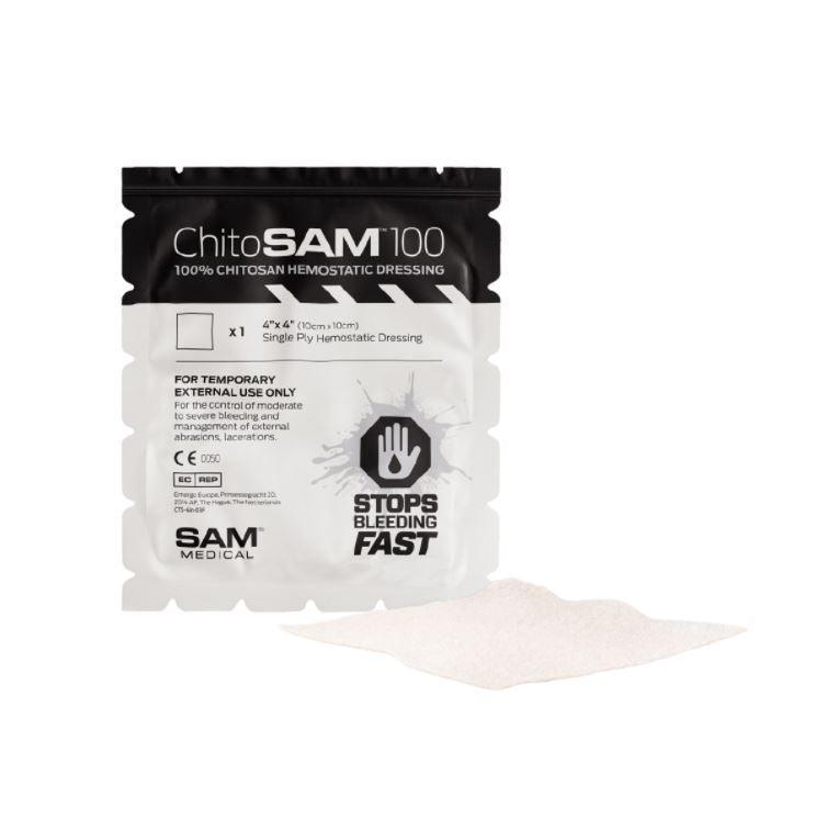 SAM Medical ChitoSAM 100 Hemostatic Dressings - FirstAidPlus