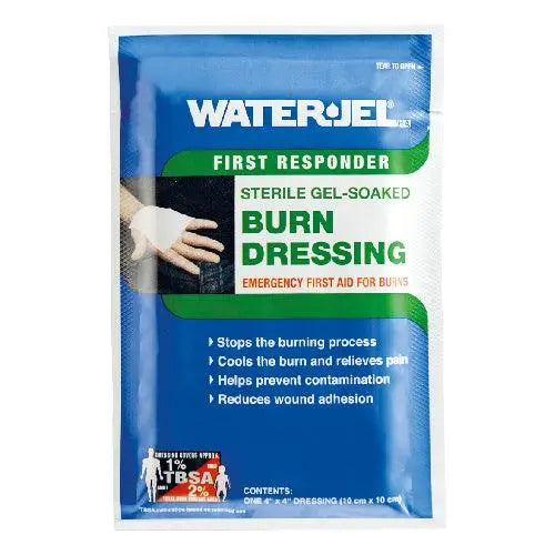 Water-Jel Burn Dressing, 4”x 4" - First Aid Plus