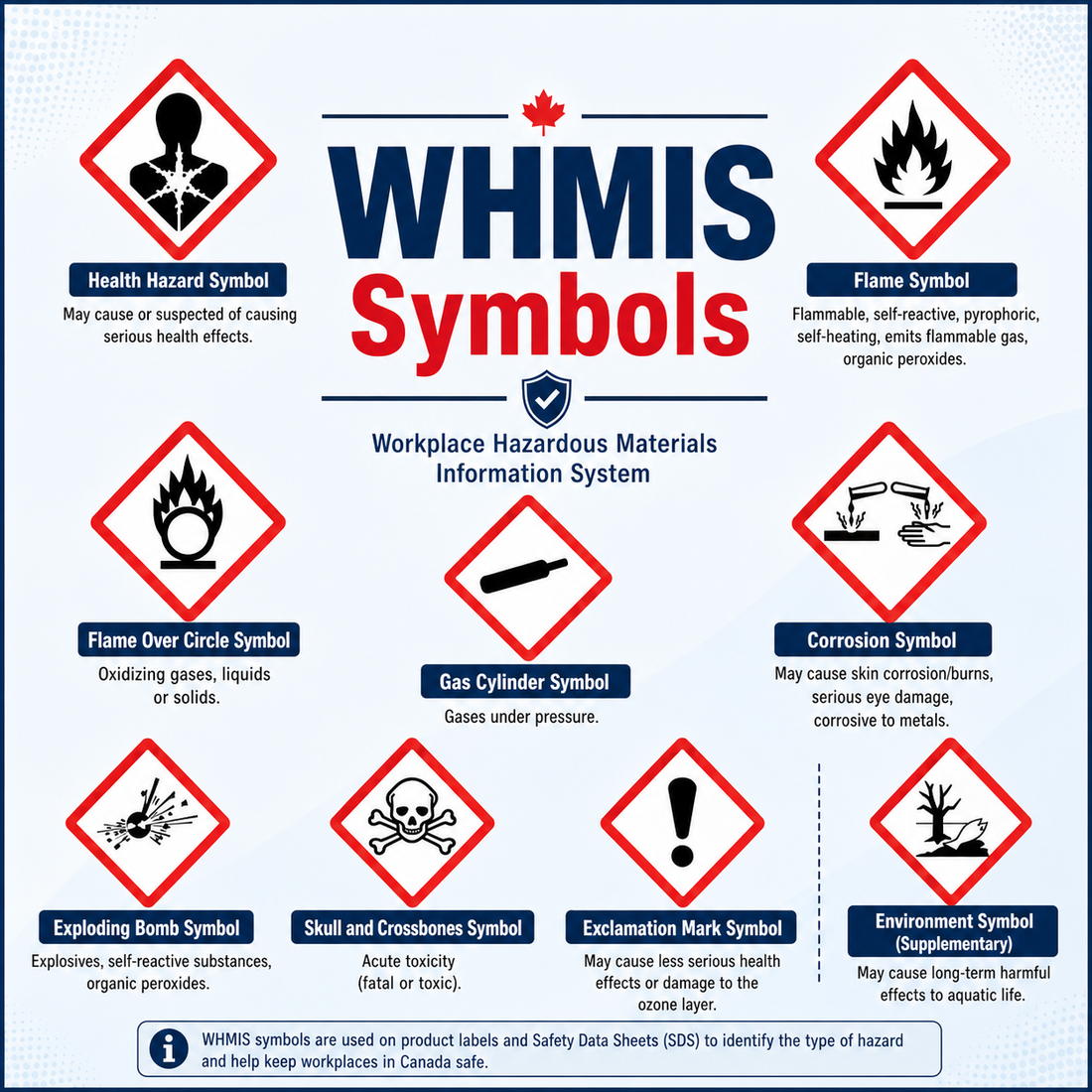 WHMIS Symbols and Their Meanings | First Aid Plus