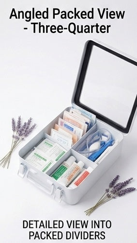 Empty Metal First Aid Case (CSA Type 2 Basic – Small, 2–25 Workers)