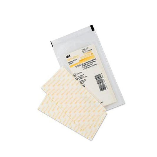 A close-up of the 3M Steri-Strip, Model R1548, showcases its design for securely closing minor cuts and wounds.