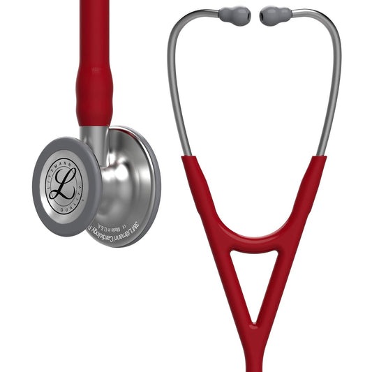 3M Littmann Cardiology IV Stethoscope, 6184, Burgundy