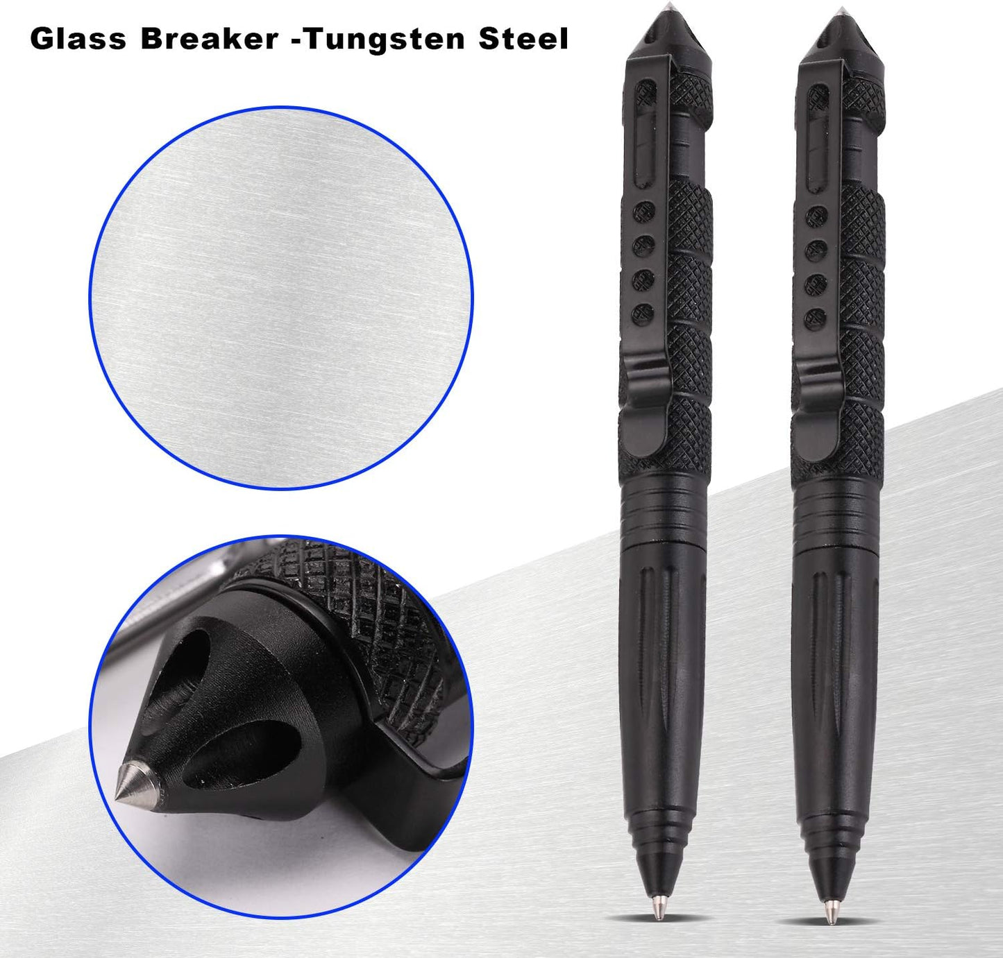 Heavy Duty Tactical EDC Pen with Emergency Glass Breaker