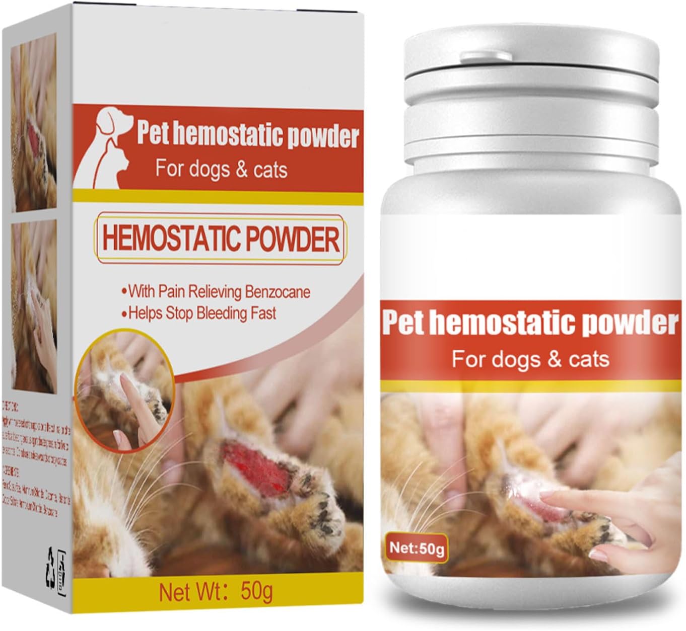 Pet Styptic Powder – Fast-Acting Blood Stopper (50 ml)