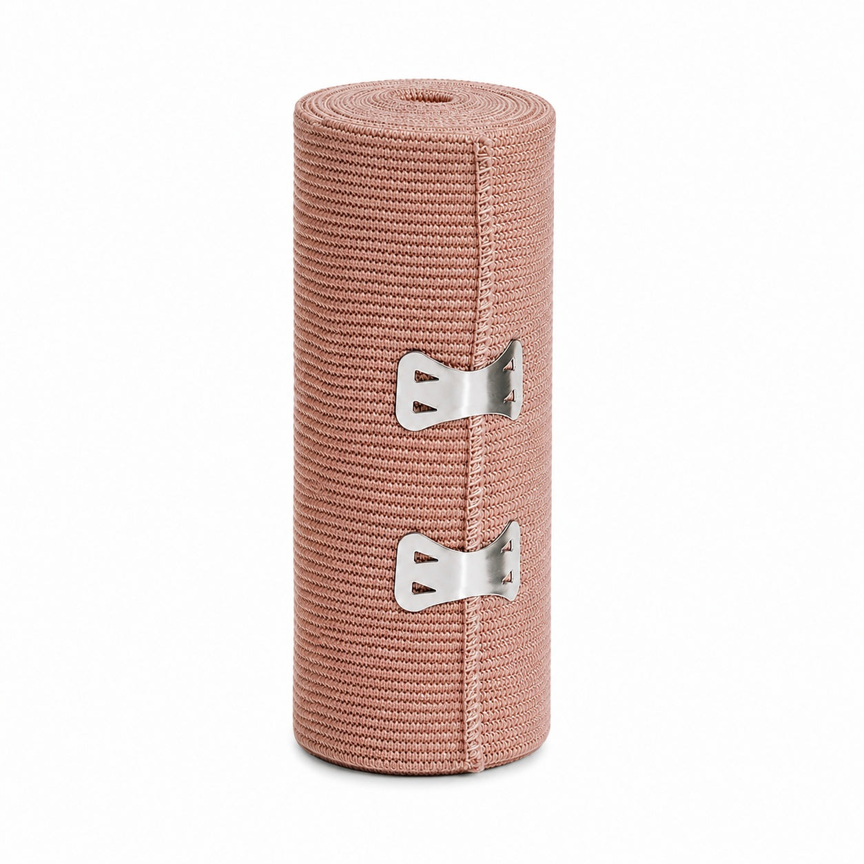 Elastic Compression Bandage Wrap with Clips, 4" x 5 YD