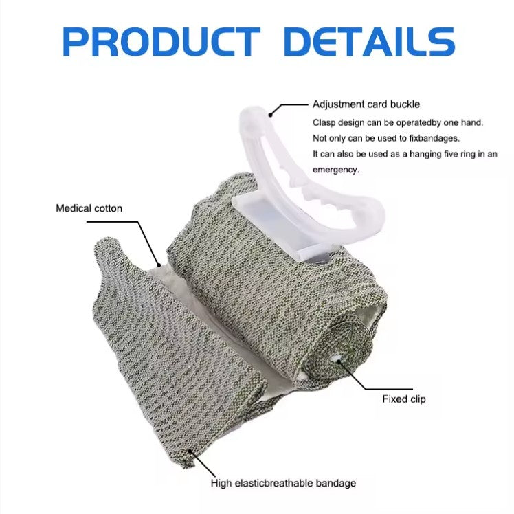 Emergency Trauma Compression Dressing, Israeli-Style Bandage, 6"