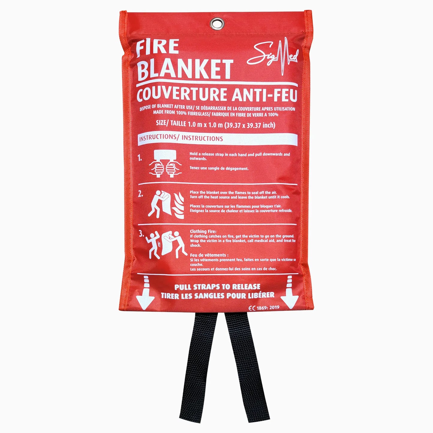 Fire Blanket, 39" x 39"