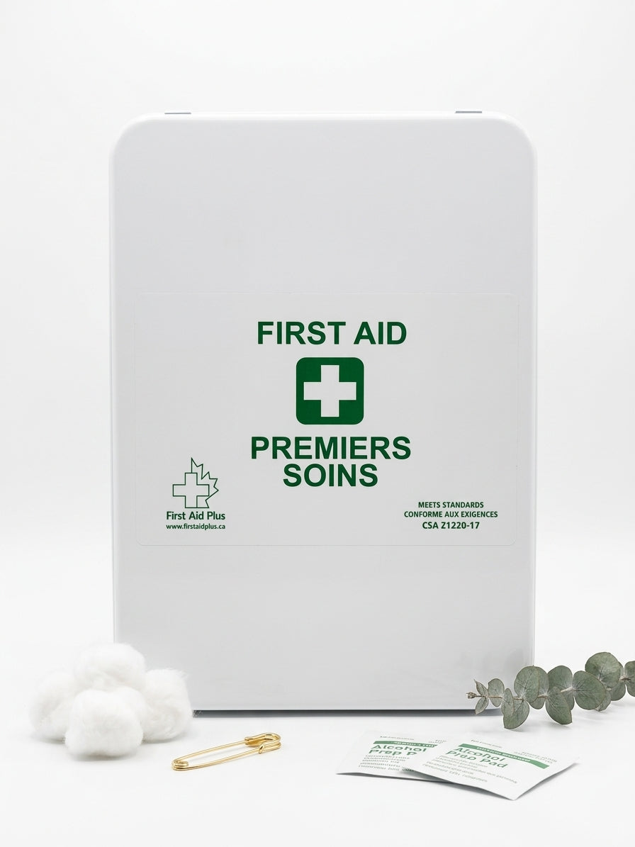 Empty Metal First Aid Case (CSA Type 2 Basic – Small, 2–25 Workers)