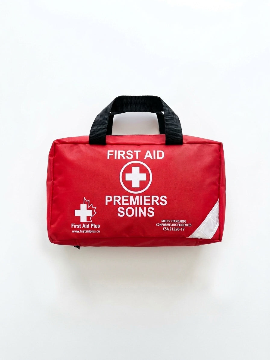 Portable First Aid Bag / Emergency Response Pouch (10" x 5" x 2")