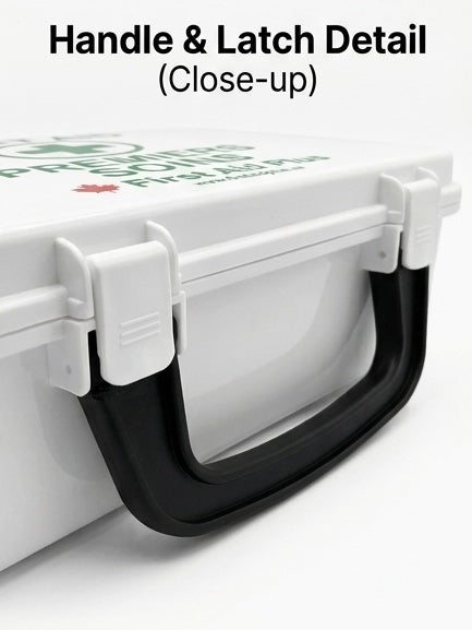 Small Plastic First Aid Case – CSA Z1220-17 Compliant (8" x 5" x 3")