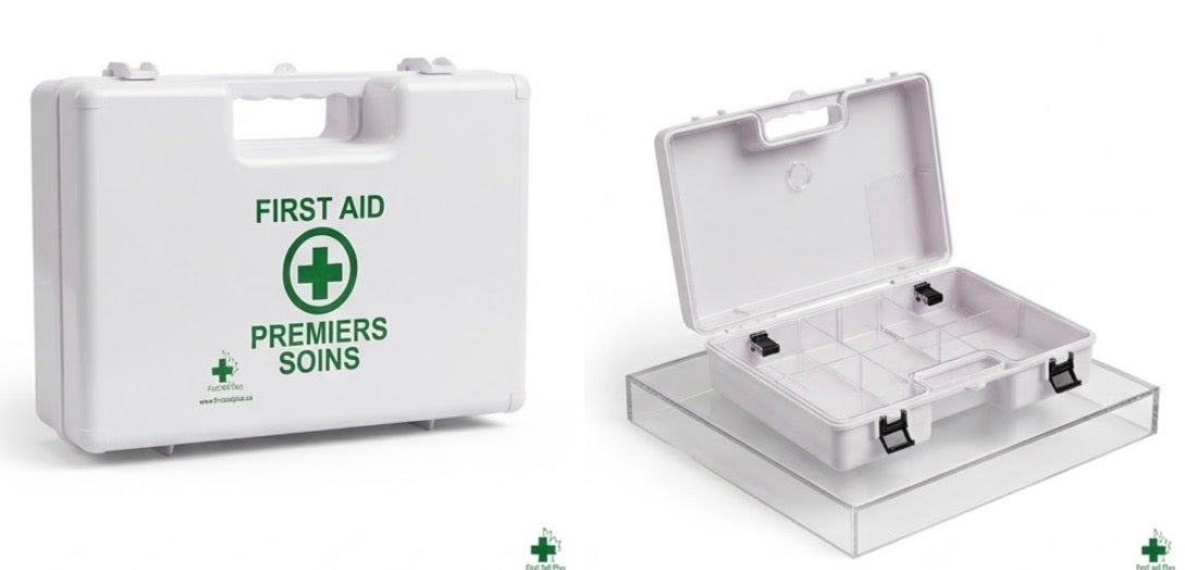 Large Impact Resistant Plastic First Aid Case For Medical Supply Storage