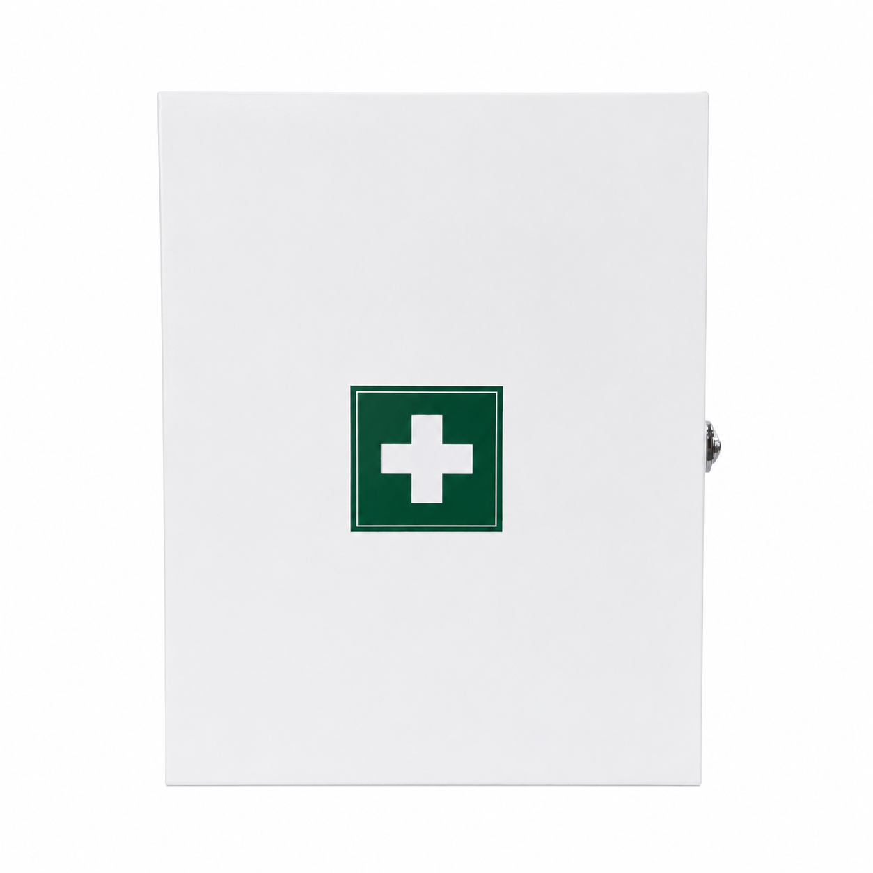 Large Metal First Aid Cabinet, Empty, 47 cm × 35 cm × 18 cm