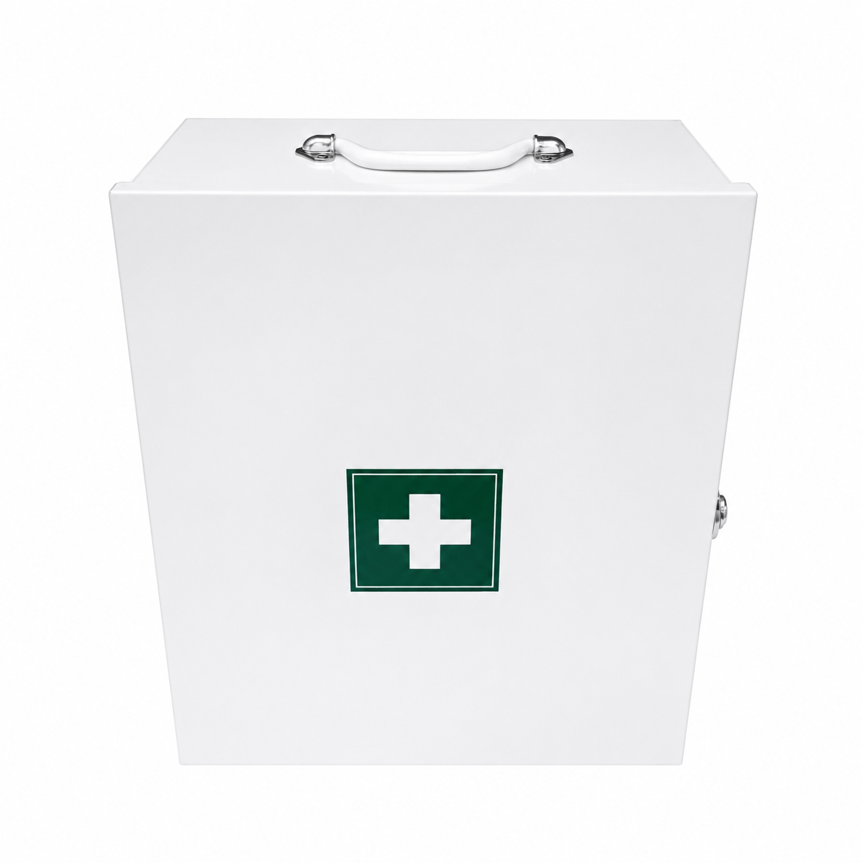 Large Metal First Aid Cabinet, Empty, 47 cm × 35 cm × 18 cm