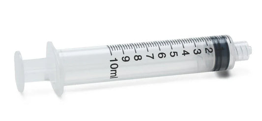 Luer Lock Syringe, 10 CC, Without Needle