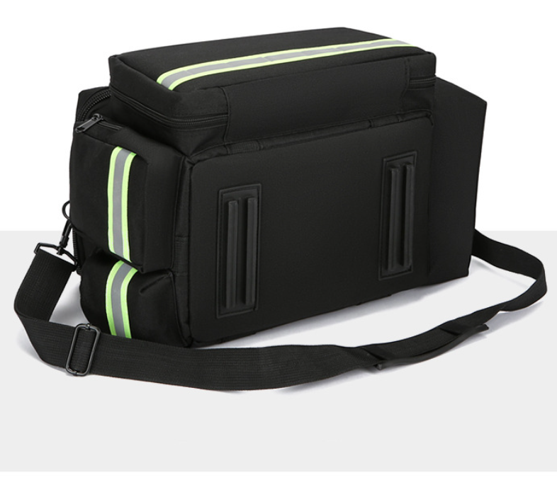 Medium EMS Trauma Response Bag with Reflective Stripes, Empty